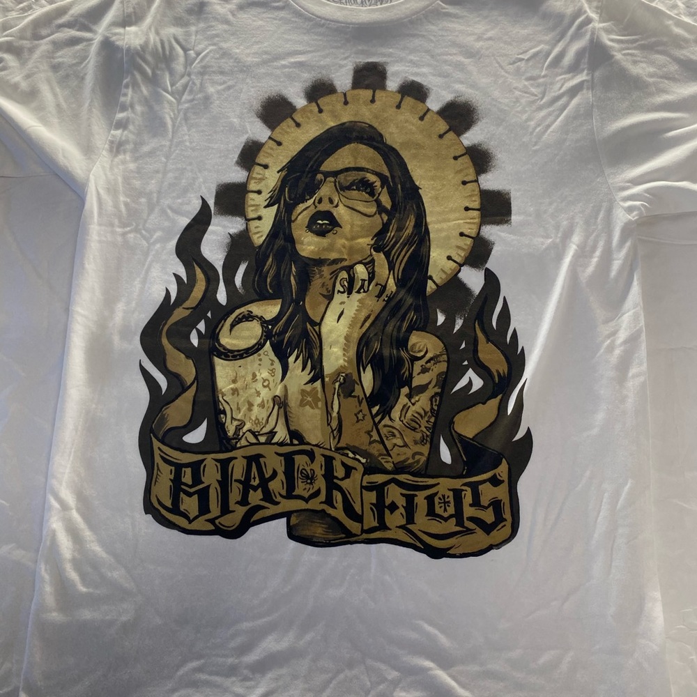 Black Flys T Shirt NEW